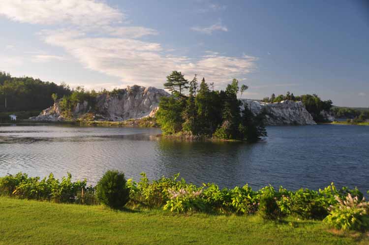 water and islands
